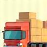 Stack of boxes icon representing wholesale distribution